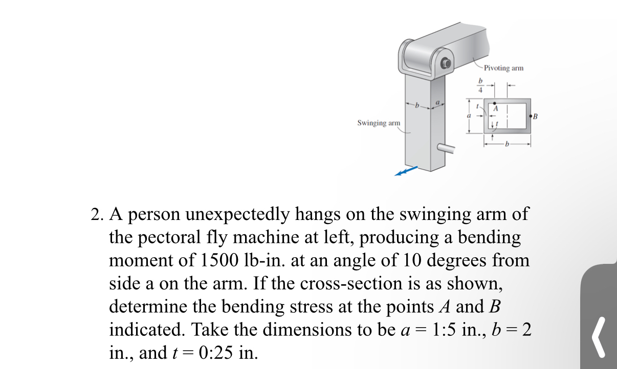 A person unexpectedly hangs on the swinging arm
