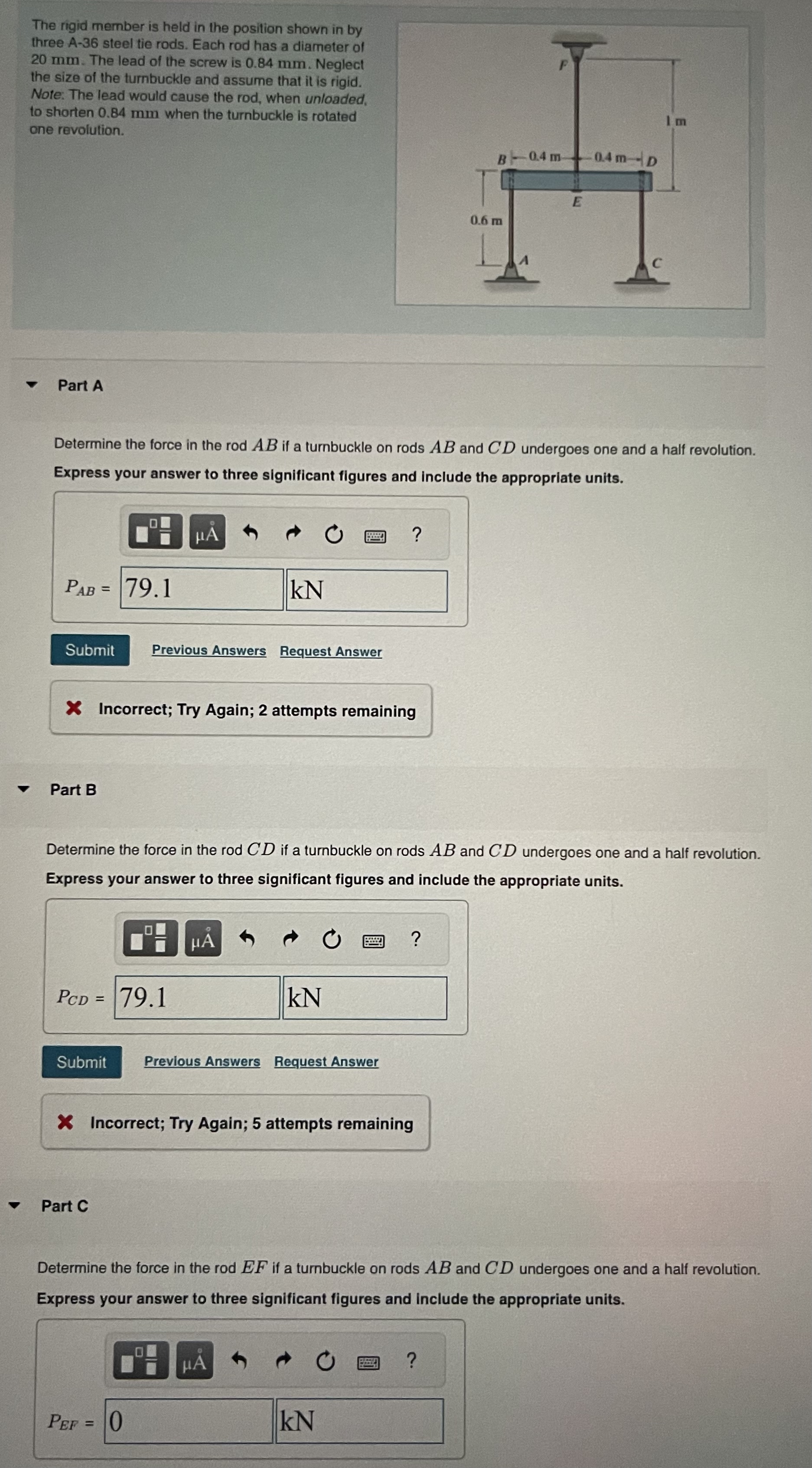 Please answer A B And C , The answer for a and b