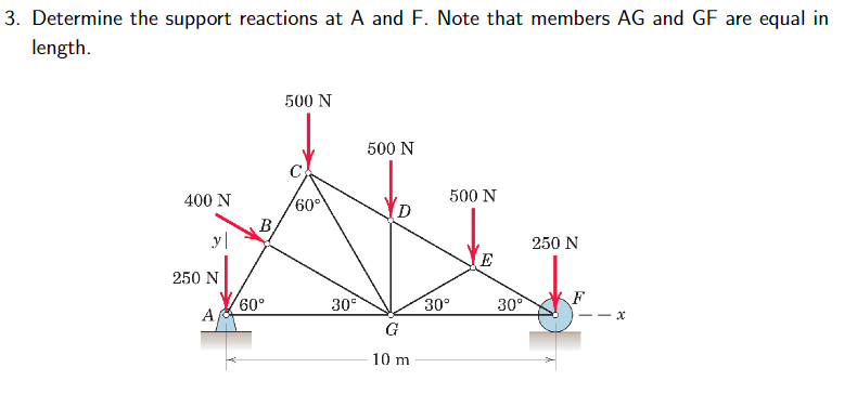 3 . Determine the support reactions at \ ( A \ )