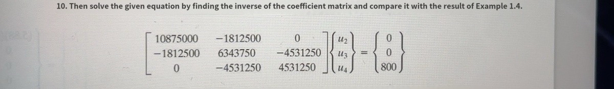Then solve the given equation by finding the