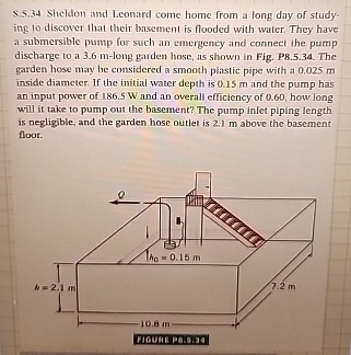 $ 5 . 3 4 Sheldon and Leonard come home from a