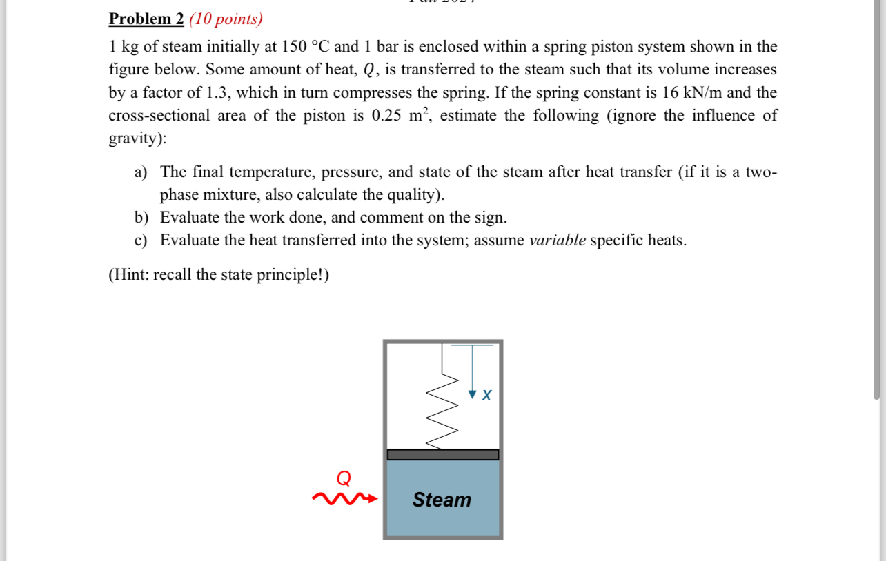expert solutions Problem 2 ( 1 0 points ) 1 kg of