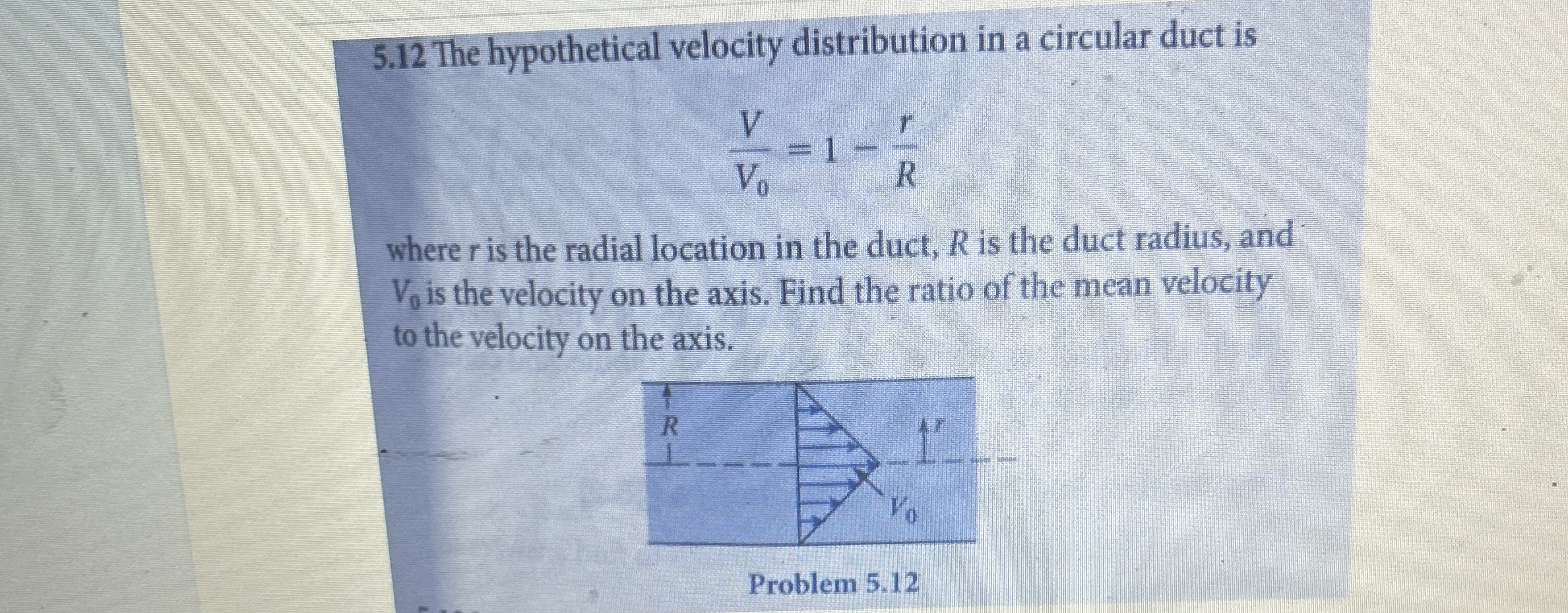 5 . 1 2 The hypothetical velocity distribution in