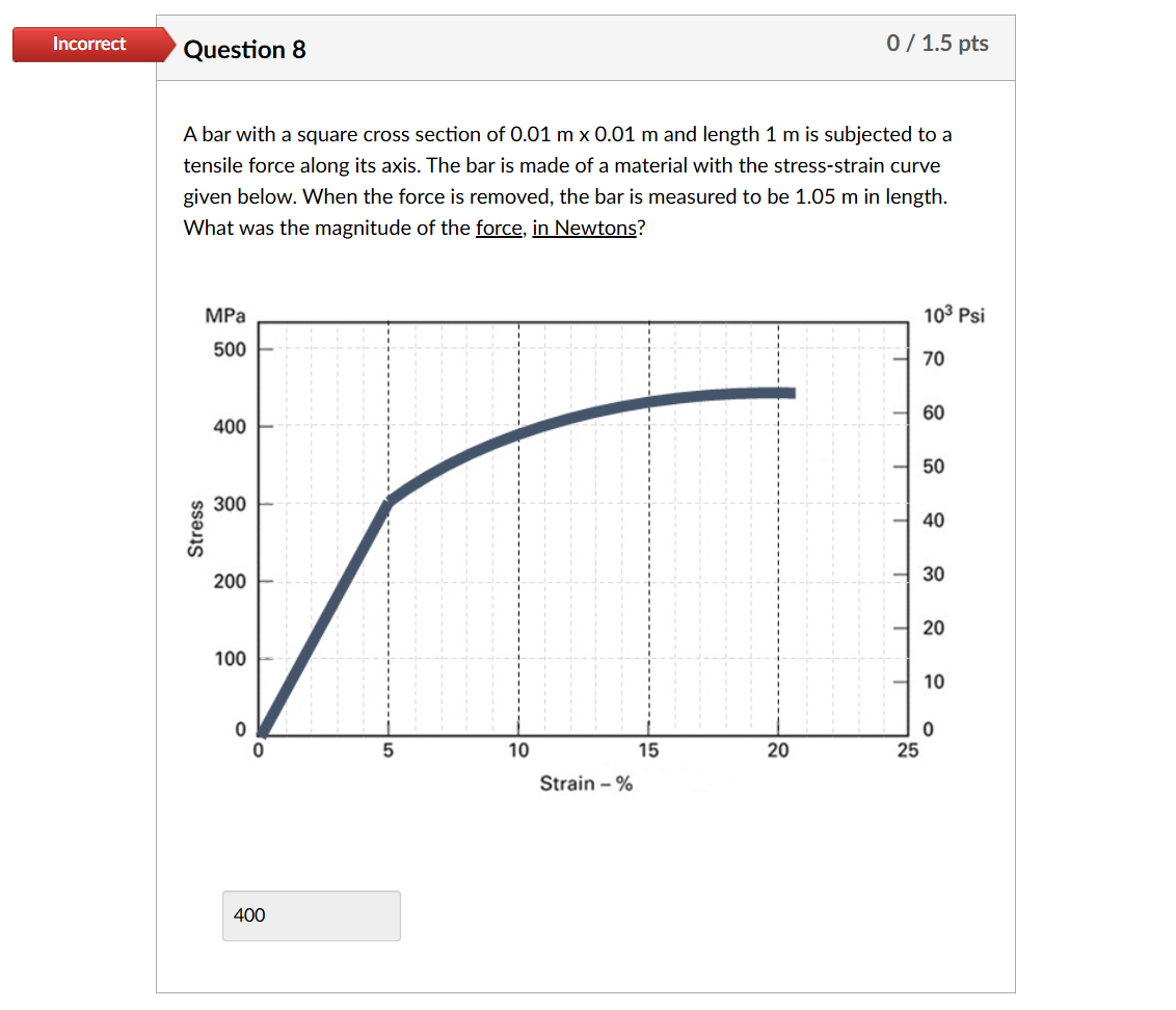 Question 8 The Answer is not 3 0 , 0 0 0 A bar