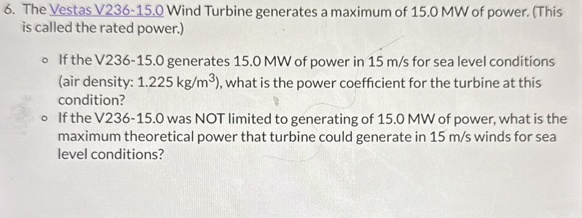 The Vestas V 2 3 6 - 1 5 . 0 Wind Turbine