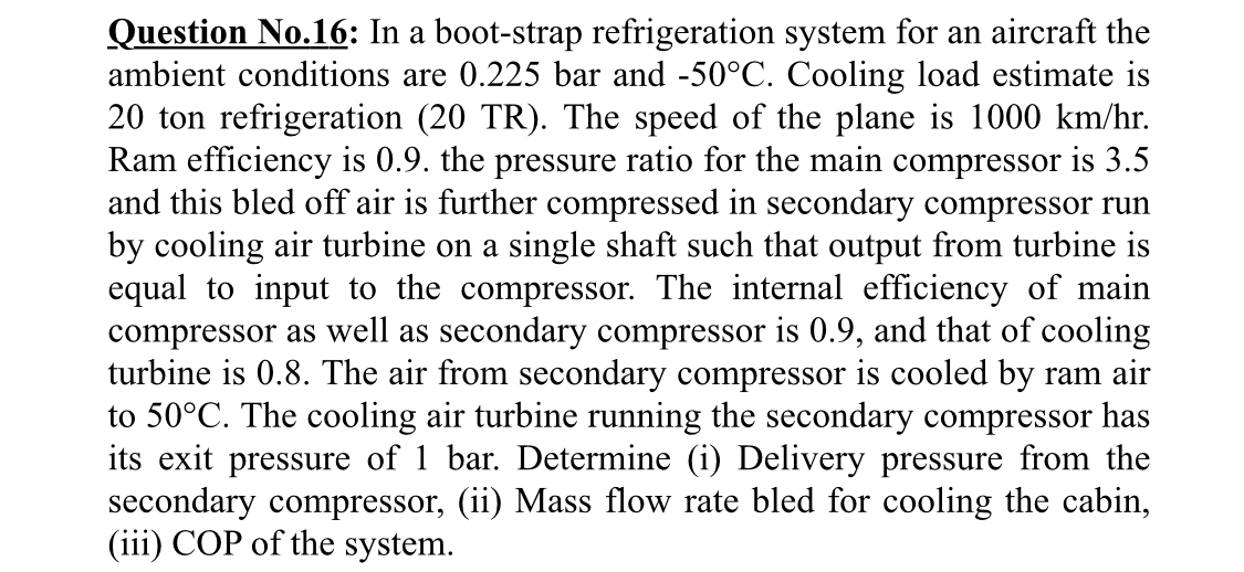 Question No . 1 6 : In a boot - strap