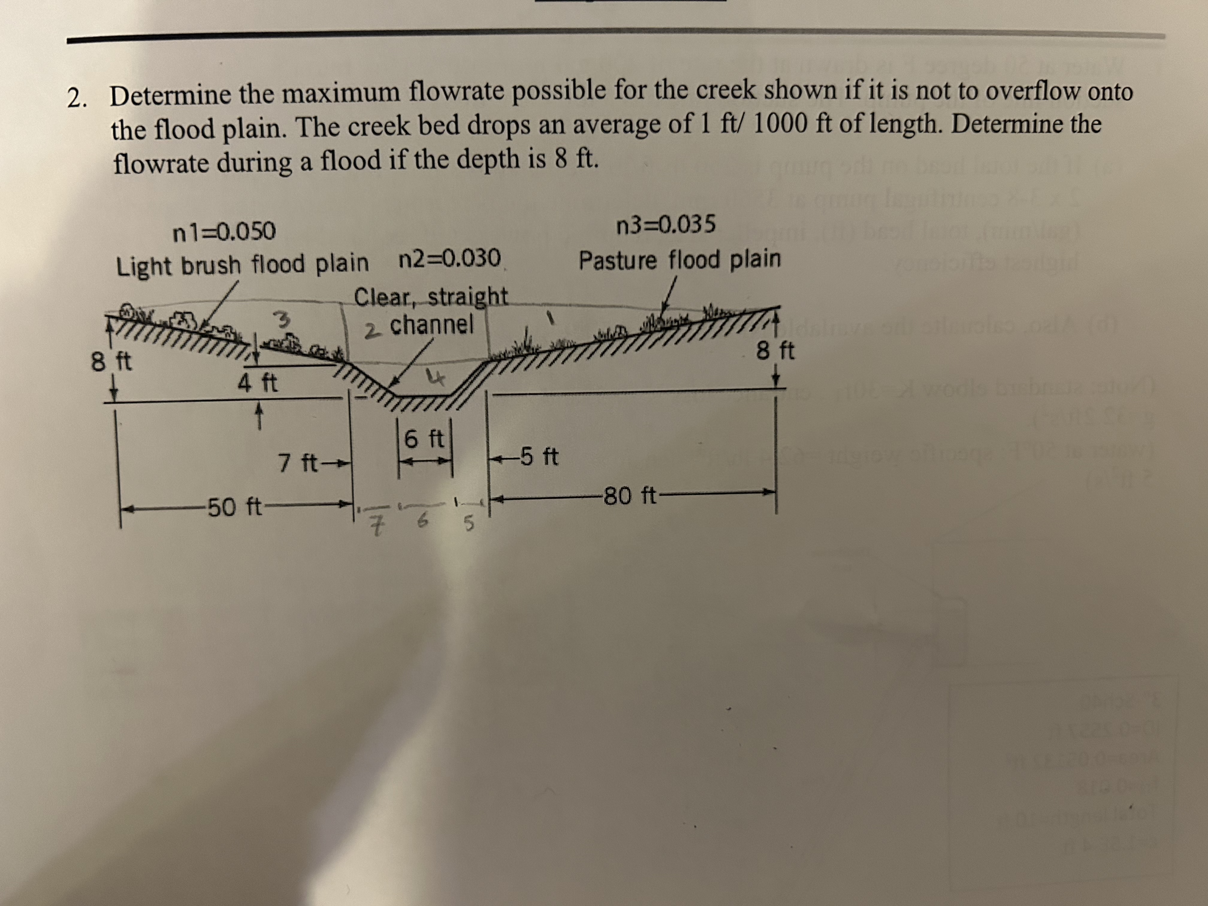 Determine the maximum flowrate possible for the