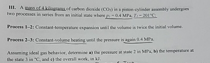 A mass of 4 kilograms of carbon dioxide ( C O 2 )