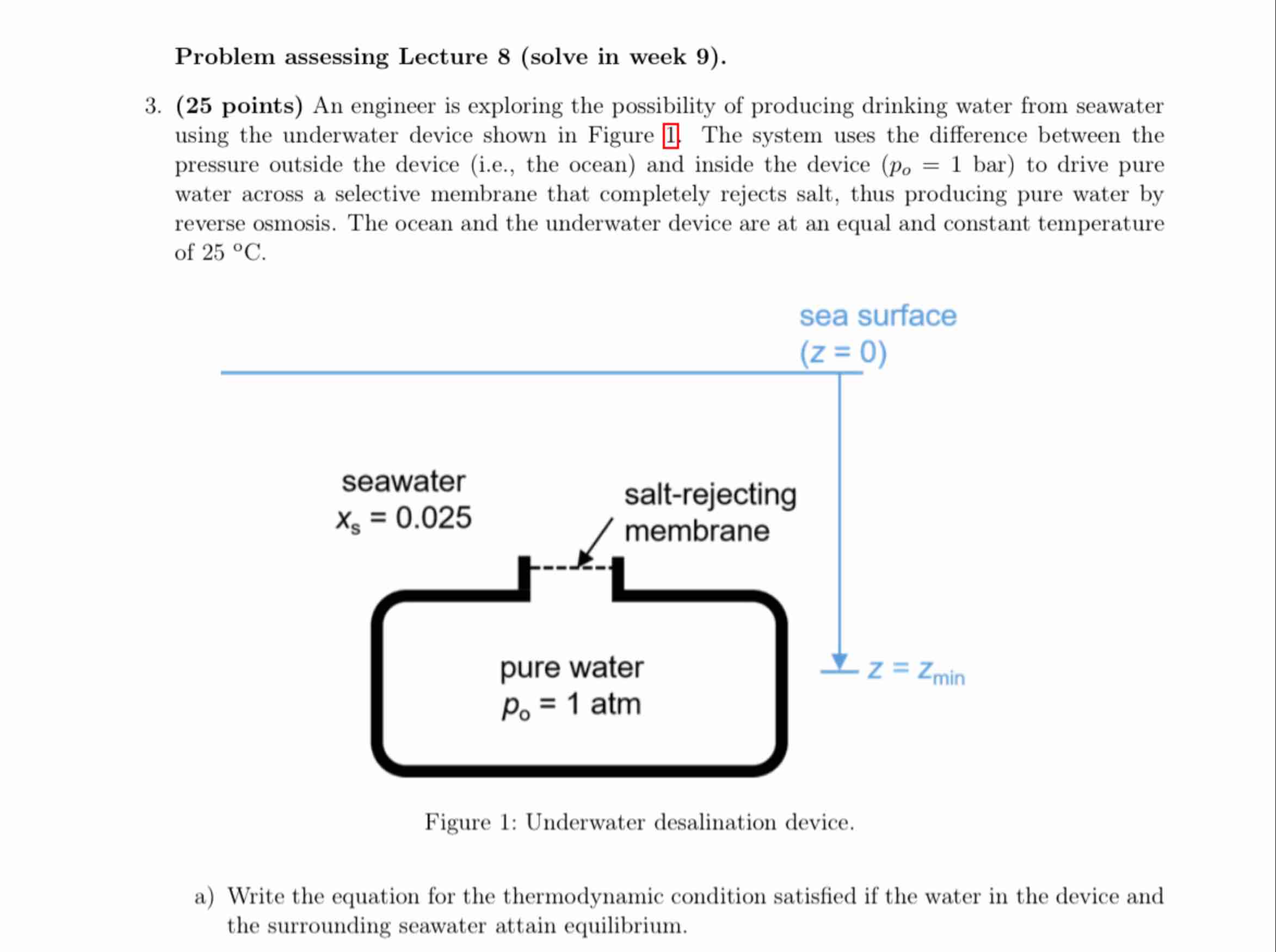 Problem assessing Lecture 8 ( solve in week 9 ) .