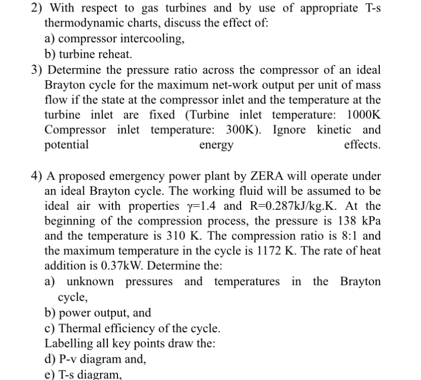 With respect to gas turbines and by use of