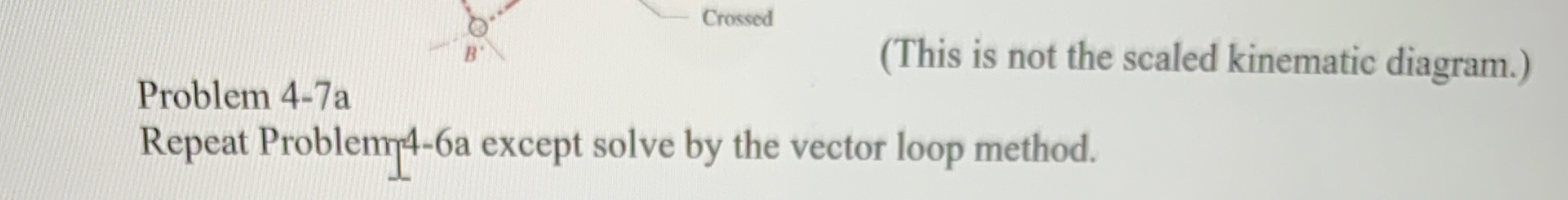 Problem 4 - 7 a ( This is not the scaled