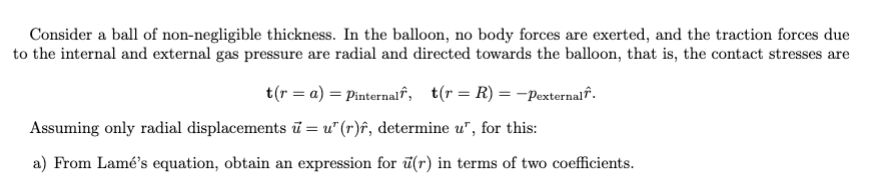 Consider a ball of non - negligible thickness. In