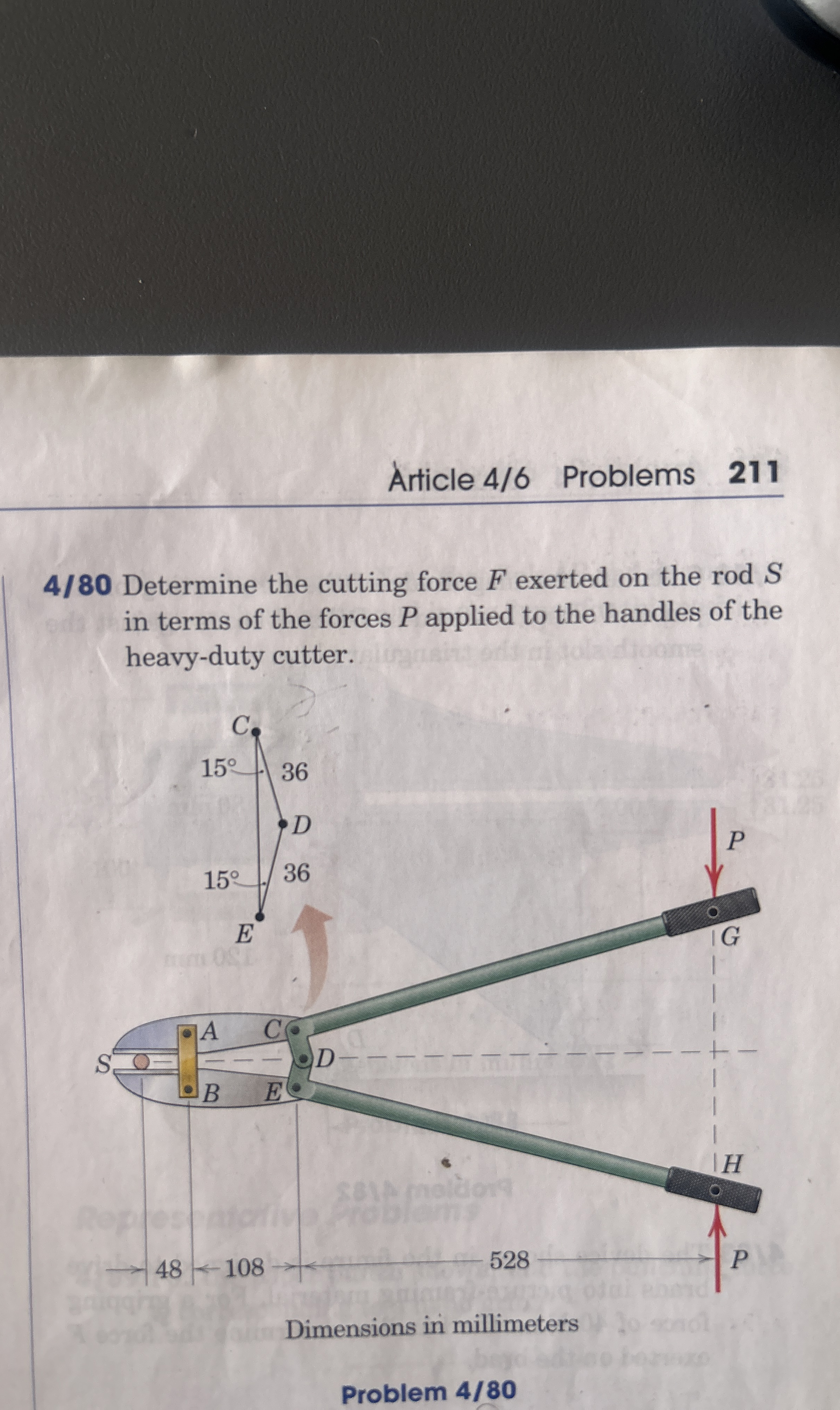 Article 4 / 6 Problems 2 1 1 4 / 8 0 Determine