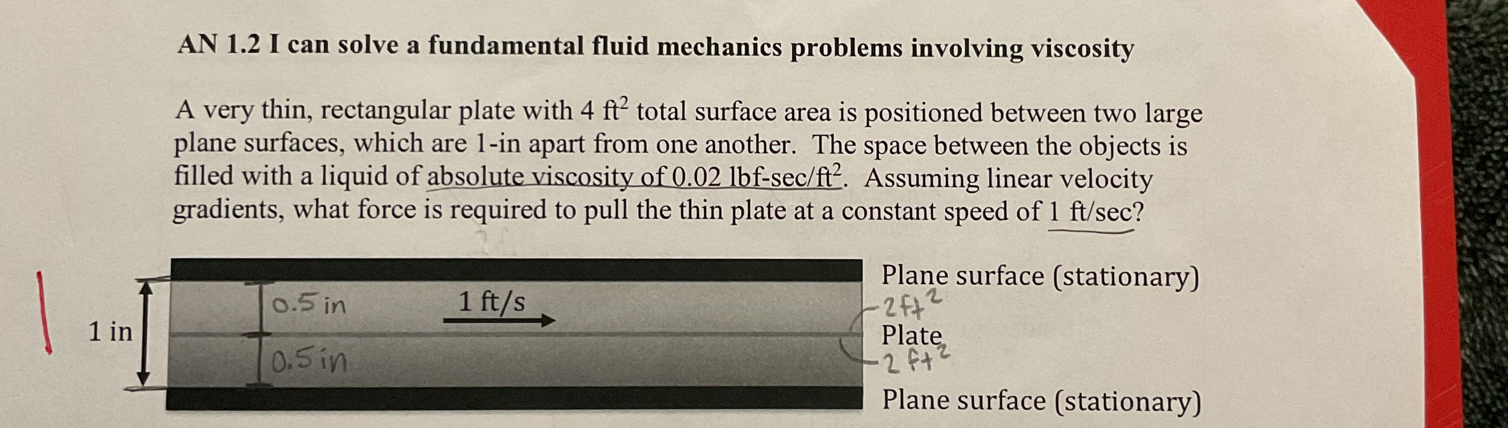 AN 1 . 2 I can solve a fundamental fluid