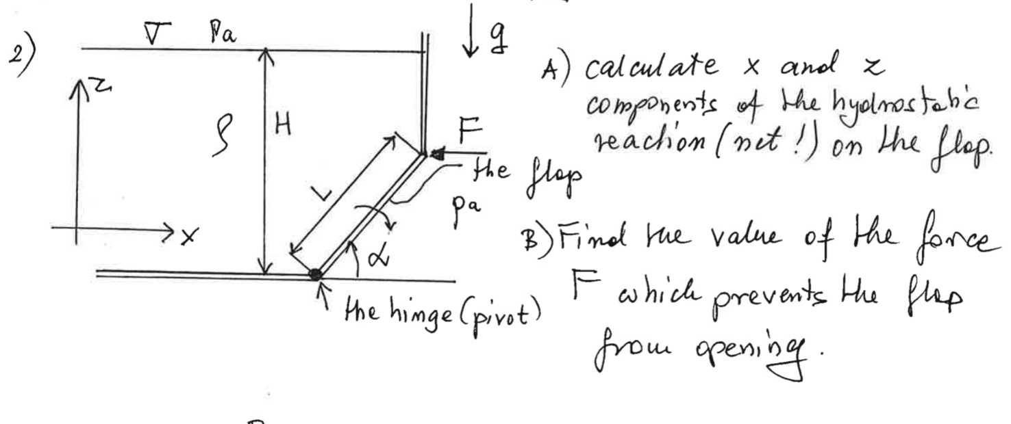 A ) calculate x and z components of the
