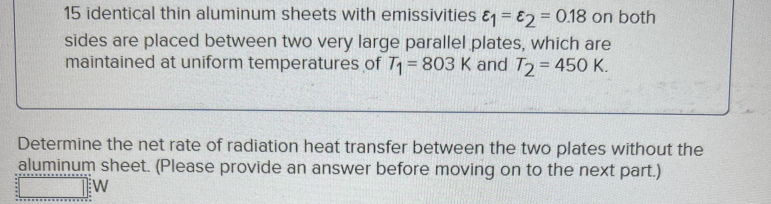 1 5 identical thin aluminum sheets with