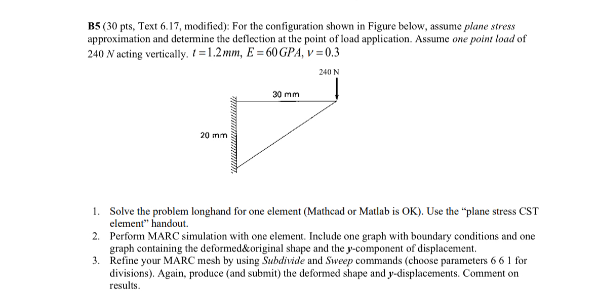 B 5 ( 3 0 pts , Text 6 . 1 7 , modified ) : For
