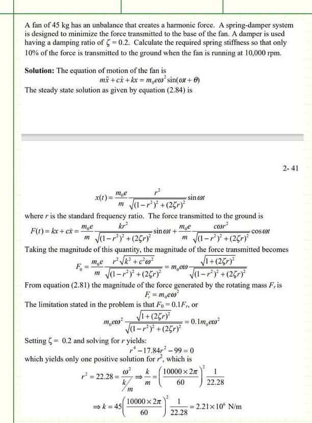 Explain where the formulas come from and why we