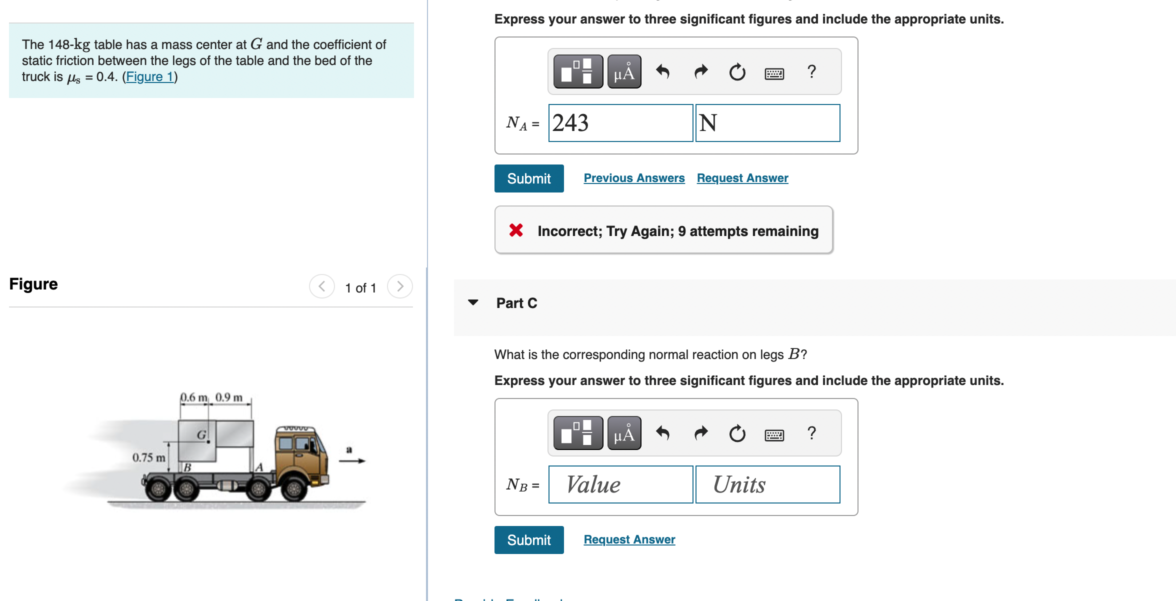 The \ ( 1 4 8 - \ mathrm { kg } \ ) table has a