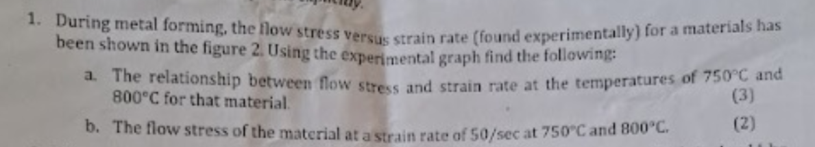 During metal forming, the flow stress versus