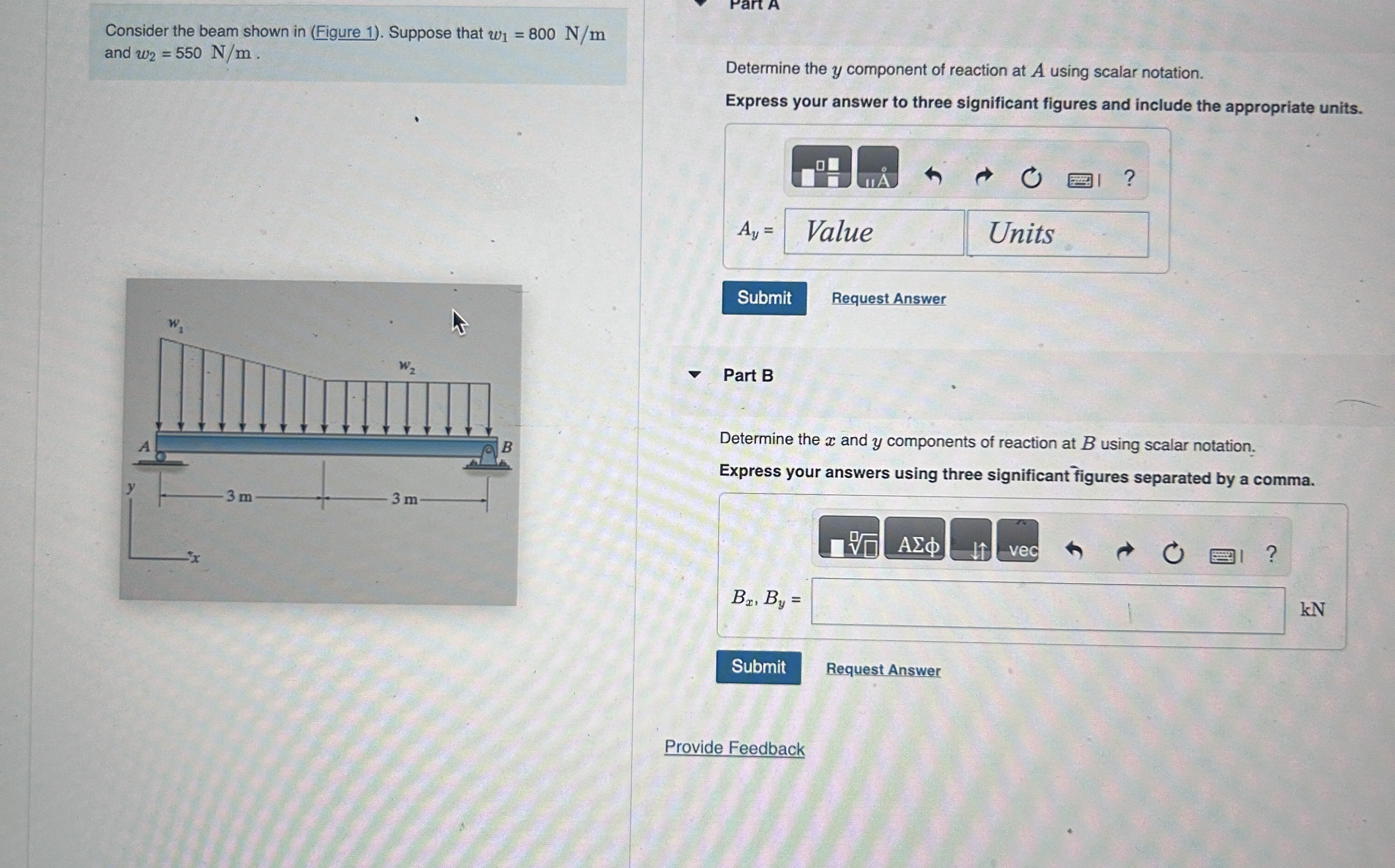 Consider the beam shown in ( Figure 1 ) . Suppose
