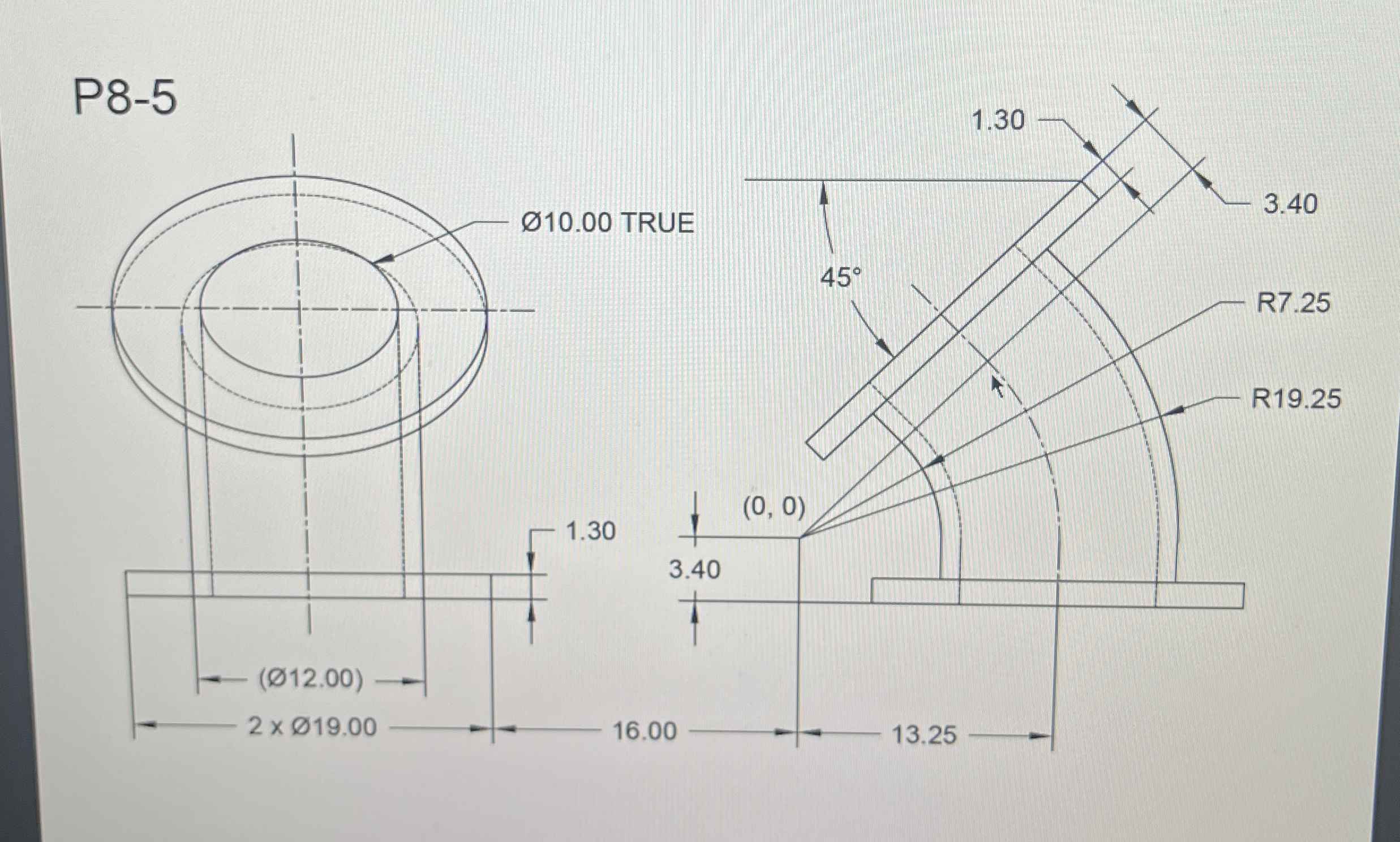 How to make part in autoCAD