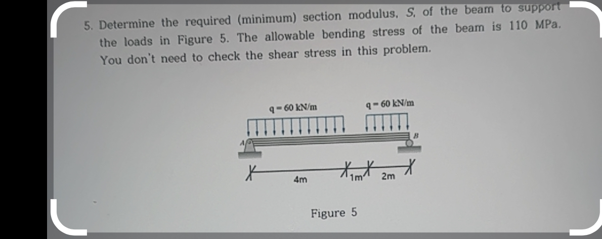 Determine the required ( minimum ) section
