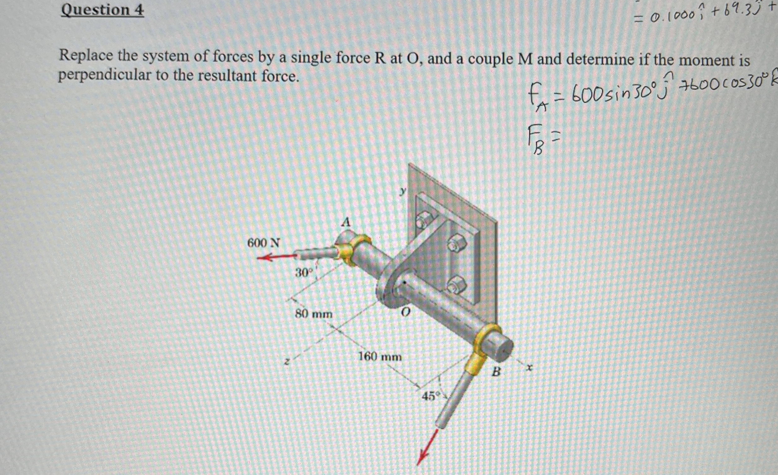 Question 4 = 0 . 1 0 0 0 hat ( i ) + 6 9 . 3 hat