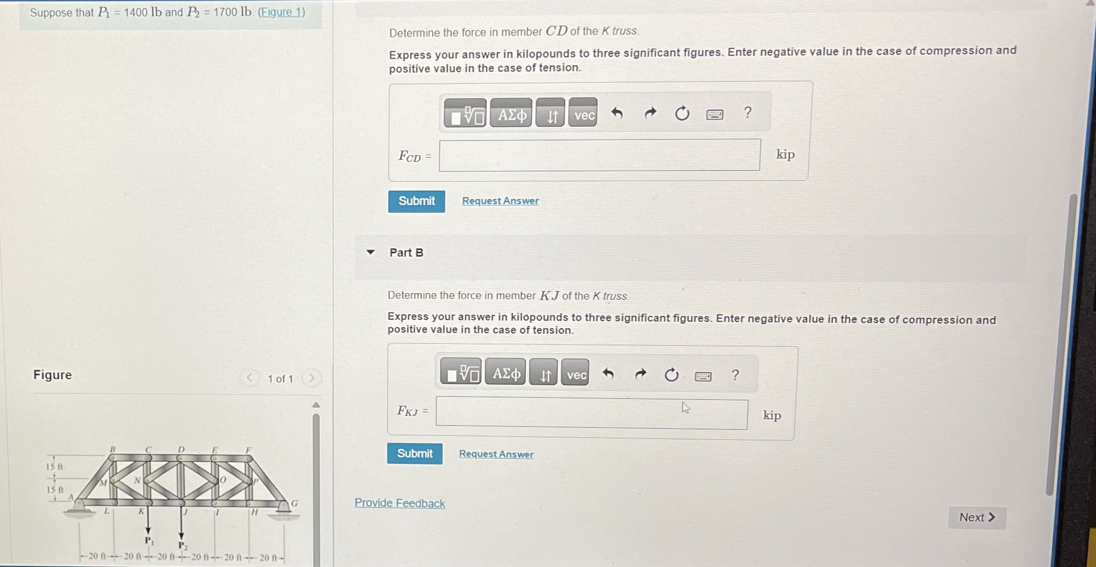 Suppose that P 1 = 1 4 0 0 l b and P 2 = 1 7 0 0