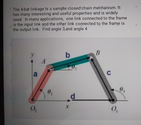 The 4 - bar linkage is a sample closed chain