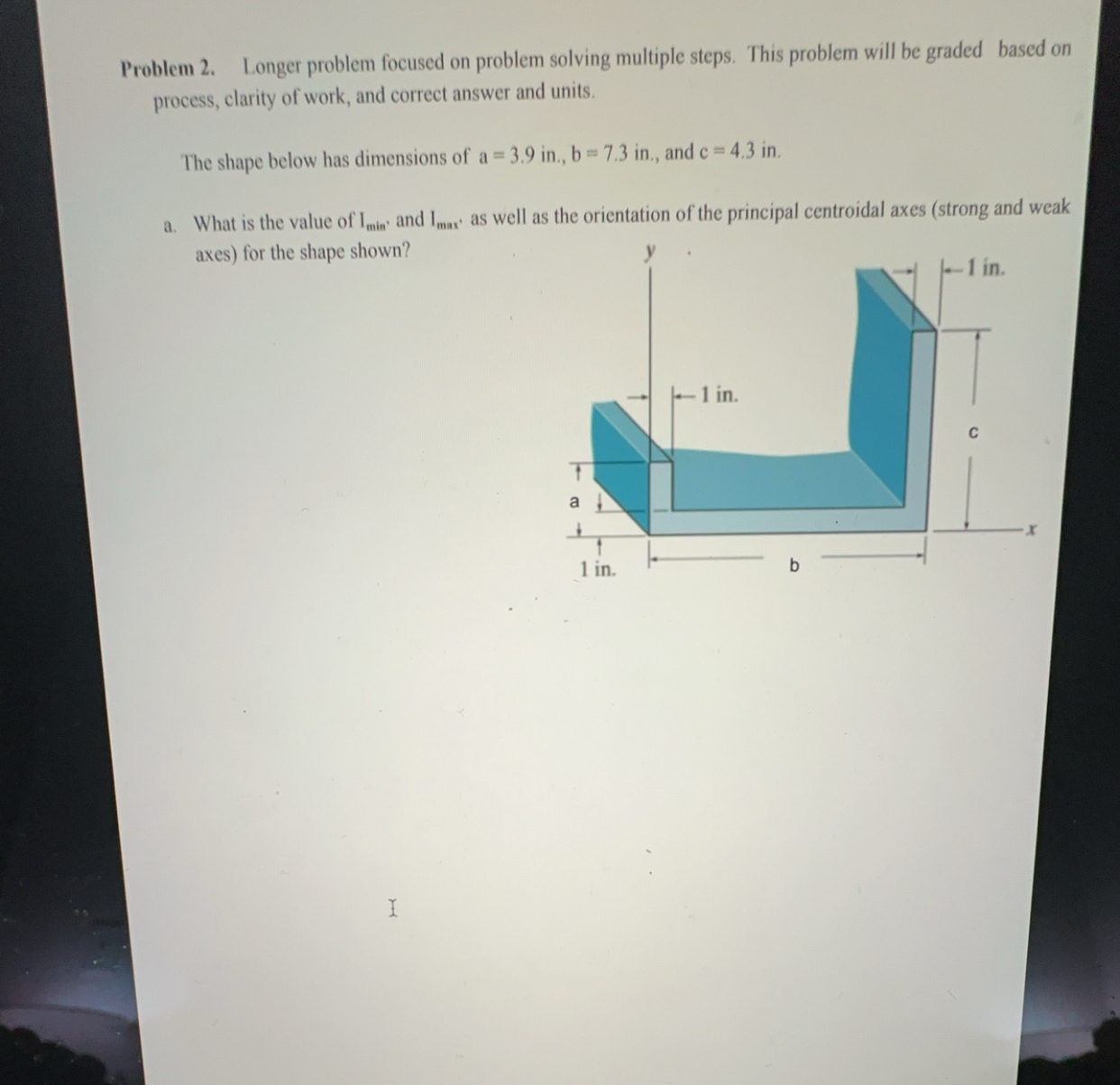Problem 2 . Longer problem focused on problem