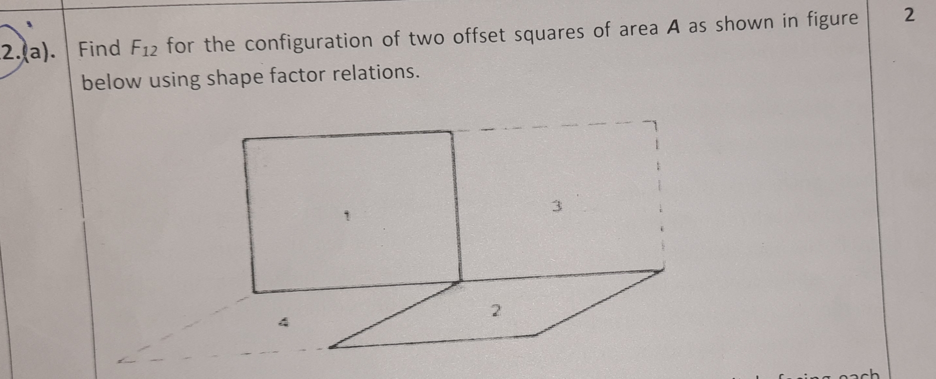 a ) . Find F 1 2 for the configuration of two