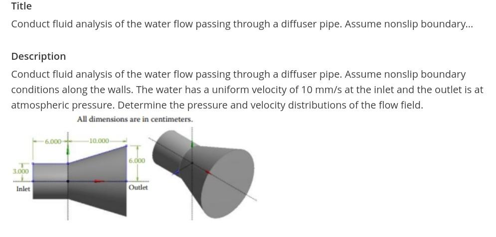 Title Conduct fluid analysis of the water flow