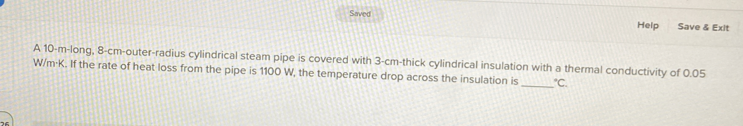 A 1 0 - m - long, 8 - cm - outer - radius