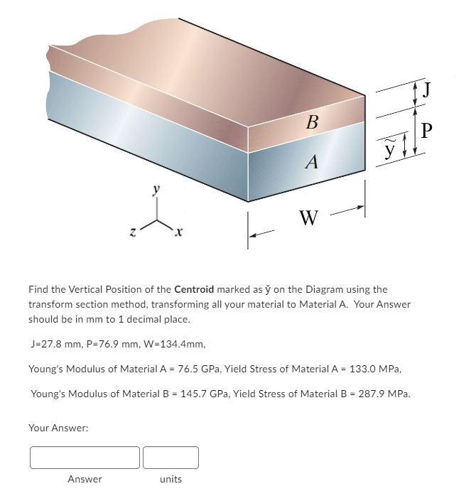 VFind the Vertical Position of the Centroid