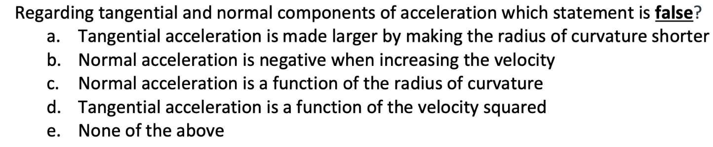 Regarding tangential and normal components of