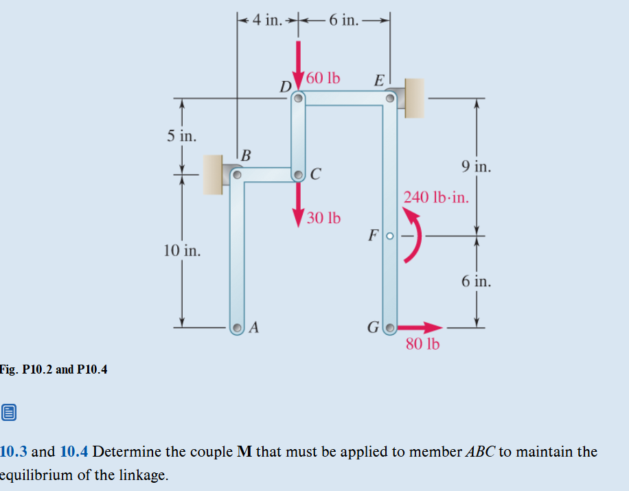 Fig. P 1 0 . 2 and P 1 0 . 4 1 0 . 3 and 1 0 . 4