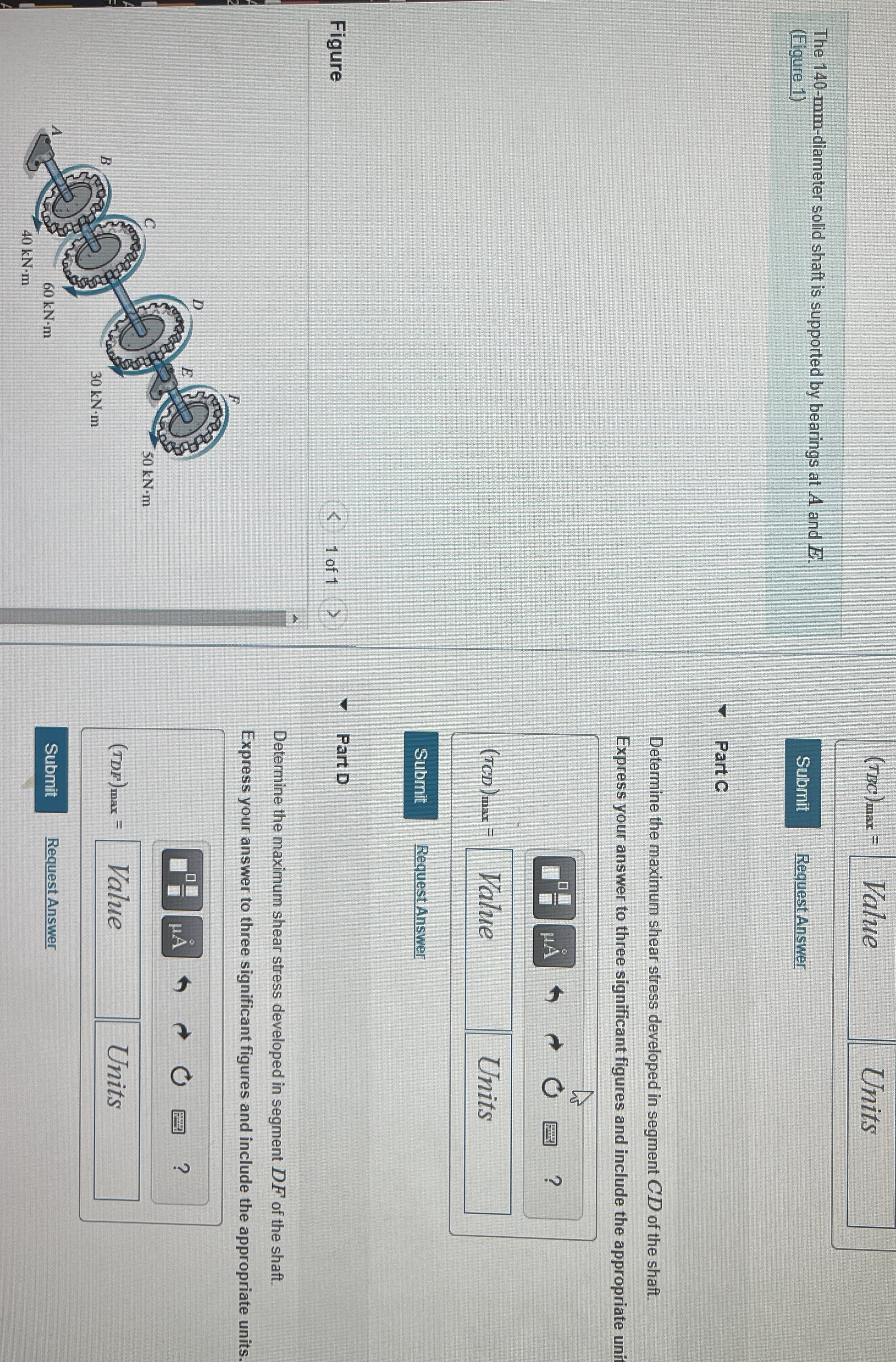 Answer Part C and Part D please. ( Figure 1 )