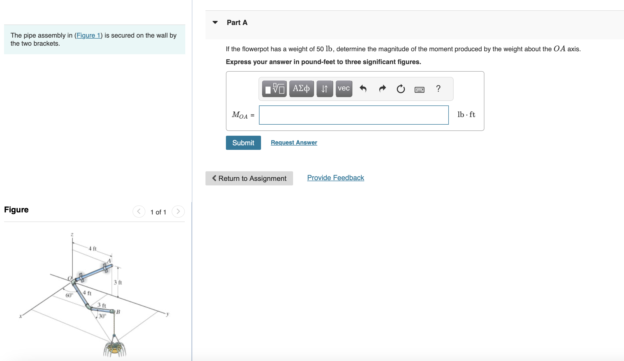 The pipe assembly in ( Figure 1 ) is secured on