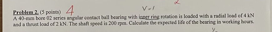 Problem 2 . ( 5 points ) A 4 0 - m m bore 0 2