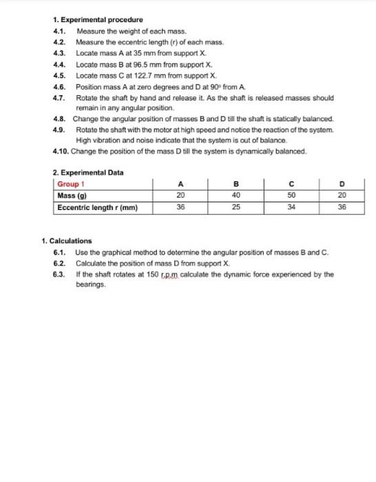 please help with 6 . 1 - 6 . 3 for balancing of