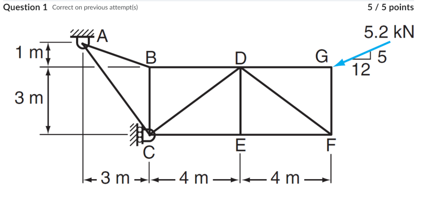 Solve for FBD in units of kN and round to the