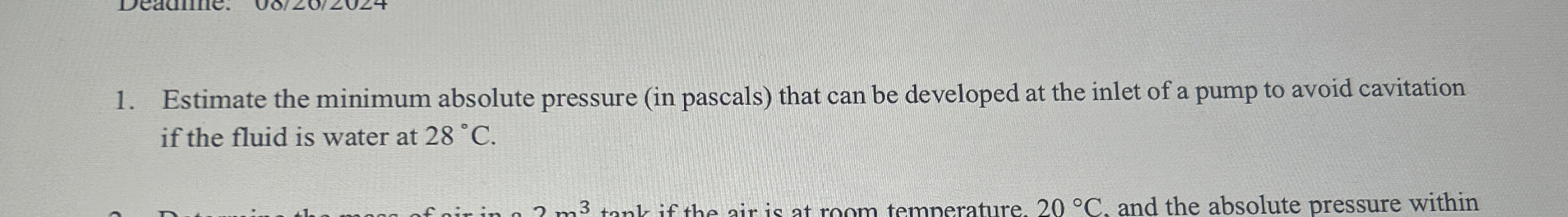 Estimate the minimum absolute pressure ( in