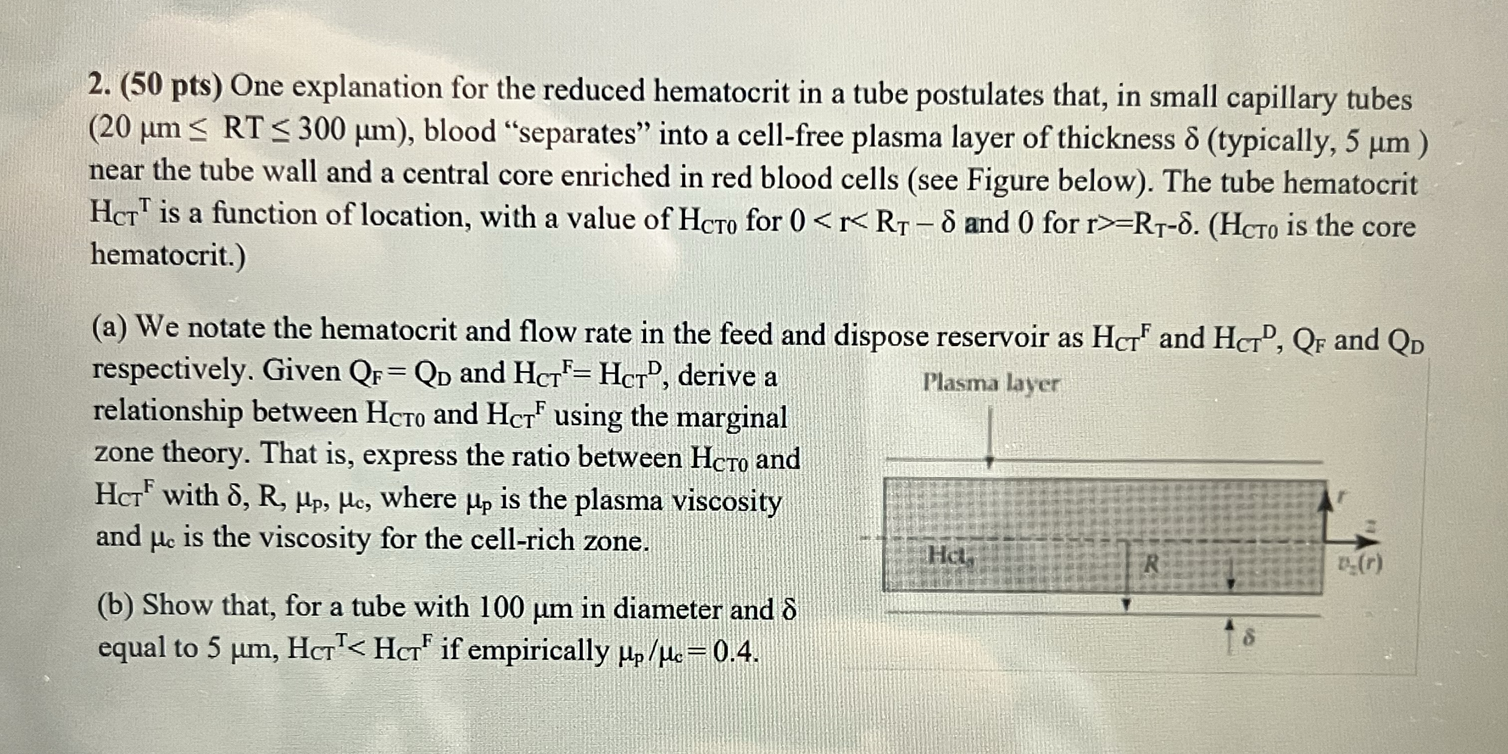 ( 5 0 pts ) One explanation for the reduced