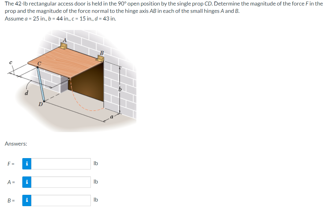 The 4 2 - lb rectangular access door is held in