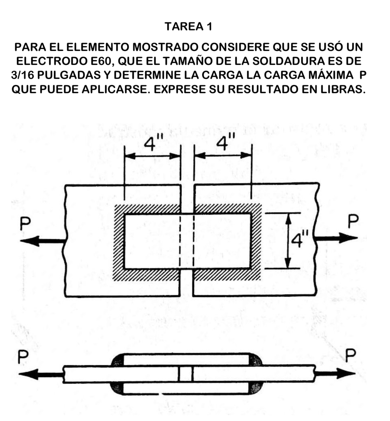 FOR THE ELEMENT SHOWN CONSIDER THAT AN E 6 0