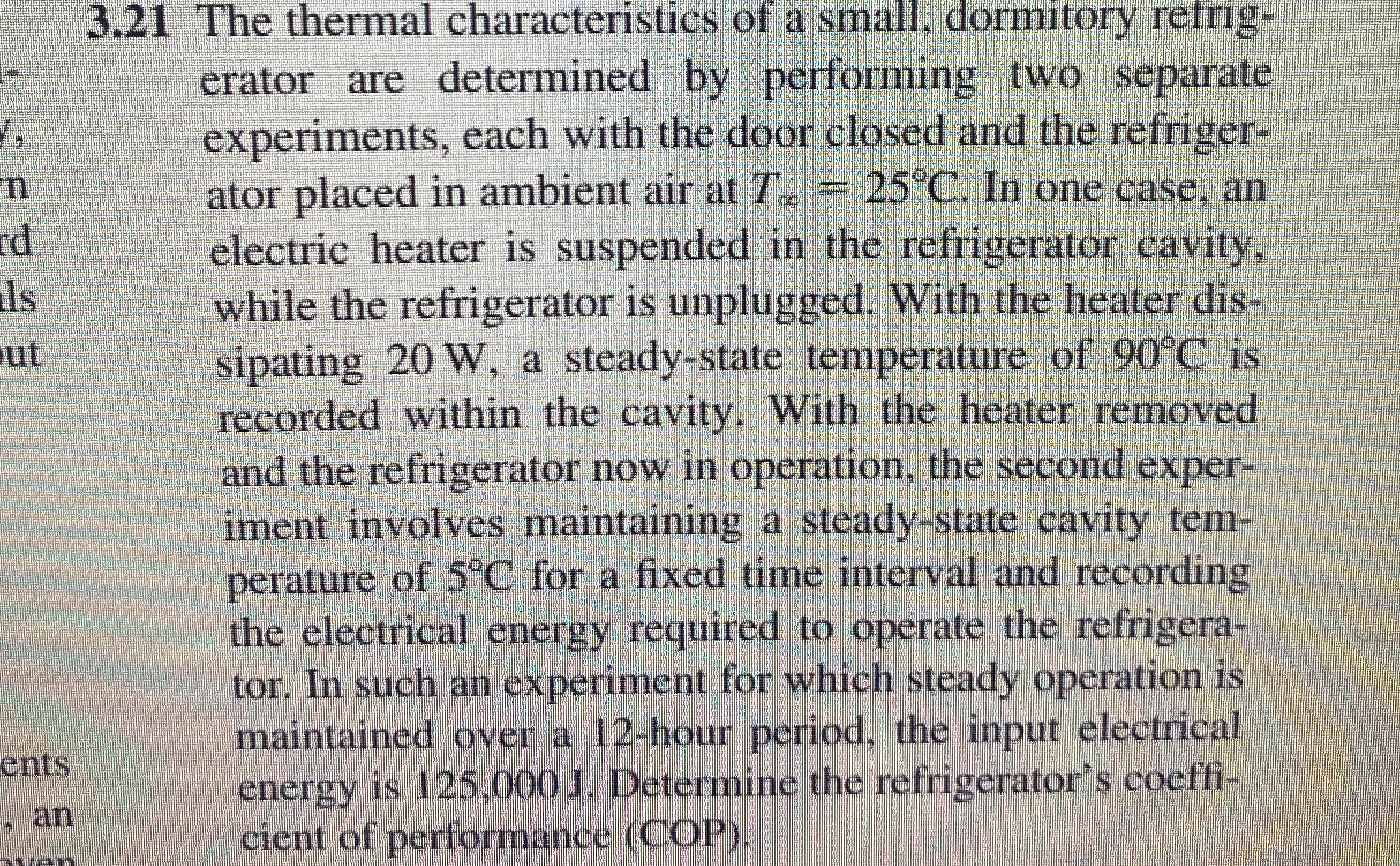3 . 2 1 The thermal characteristics of a small,