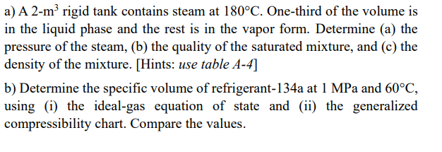 Determine the specific volume of refrigerant - 1