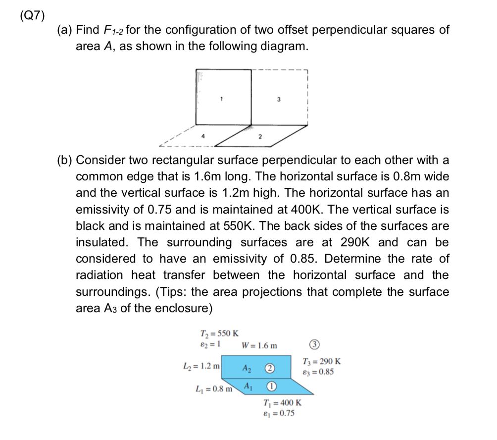 ( Q 7 ) ( a ) Find F 1 - 2 for the configuration