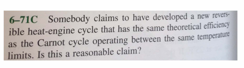6 - 7 1 C Somebody claims to have developed a new